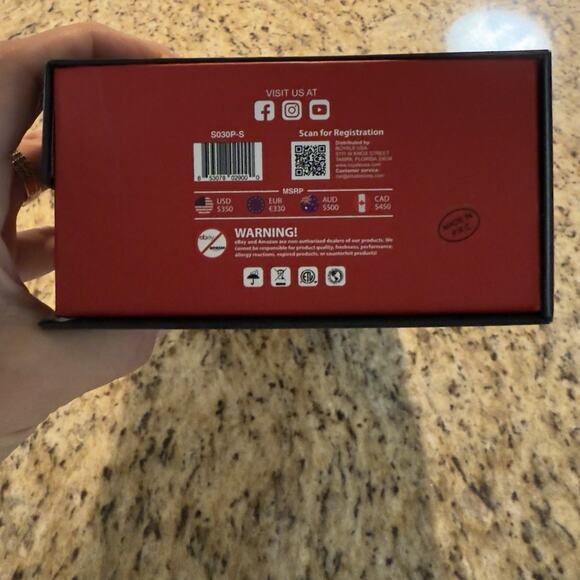 ROYALE-PLATINUM Genius Flat Iron RED SCARLET - New In Box - Picture 6 of 10